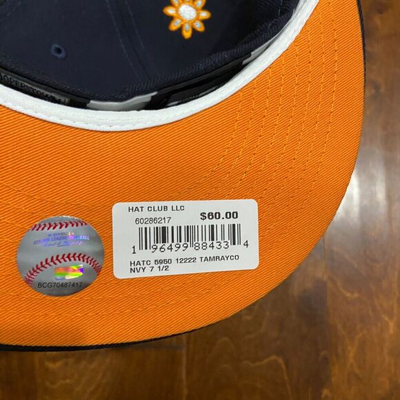 New Era 59Fifty Tampa Bay Exclusive Super Bloom Hat Club Size 7 1/2 Fitted NWT - Picture 7 of 8